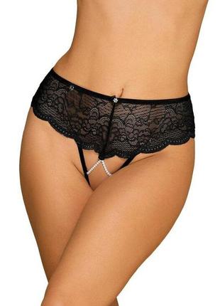 Трусикиobsessive -pearlove figi czarne m/l