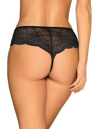 Трусикиobsessive -pearlove figi czarne m/l 2