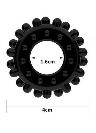 Эрекционное кольцо power plus cockring, black 5