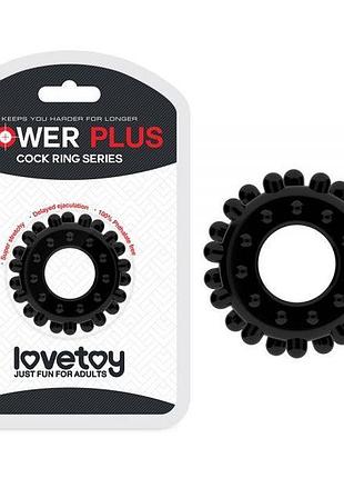 Эрекционное кольцо power plus cockring, black 6
