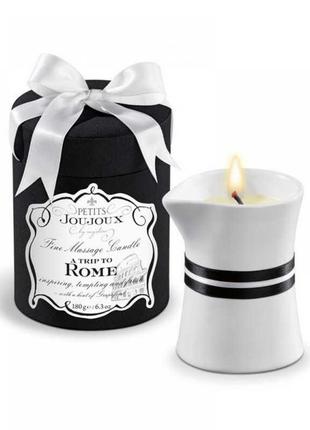 Масажна свічка "подорож до риму", 190 г massage candle rome