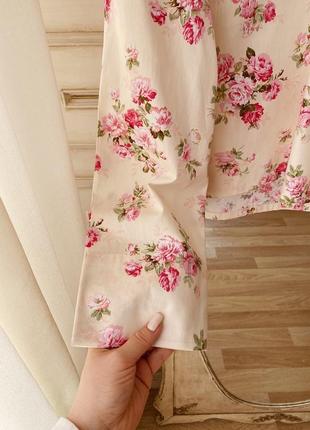 Романтична блуза в квіточки «емілі»6 фото