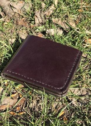 Мужской кошелек из натуральной кожи (man's leather wallet)1 фото
