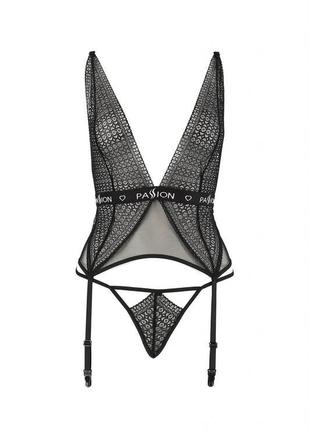 Корсет mirajane corset black s/m - passion 3
