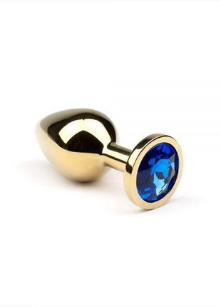 Анальна пробка,gold sapphire,s