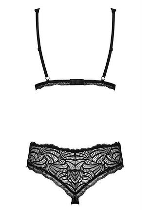 Комплект obsessive sweetia 2-pcs set black s/m 4