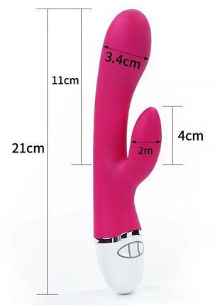 Вібромасажер rabbit vibrator usb rechargeable 5