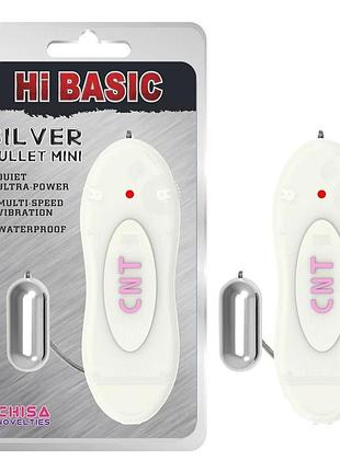 Вібропуля silver bullet mini, white chisa 2