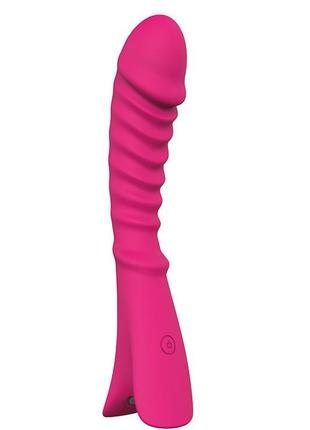 Вібратор зі стимулювальними ребрами dream toys vibes of love n...
