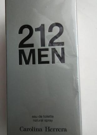 Туалетна вода carolina herrera 212 men