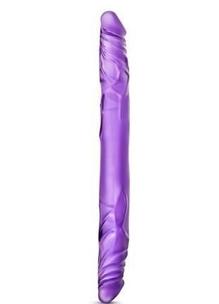 T330741 подвійний фалловітатор b yours 18inch double dildo purple