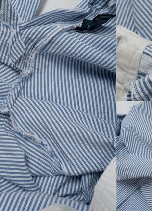 Polo ralph lauren vintage blue and white striped seersucker pants чоловічі штани9 фото