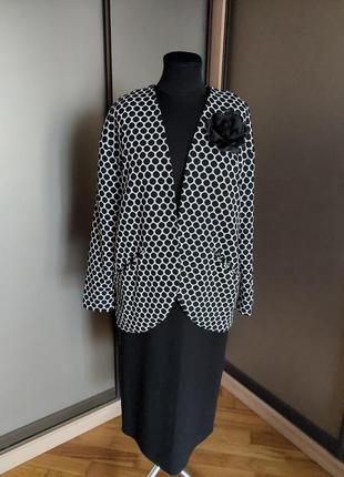 Жакет піджак в горох оверсайз від h&m