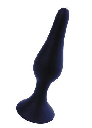 Анальний плаг silicone plug black - large 2