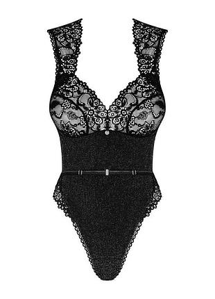 Боді obsessive elisetta black s/m 3