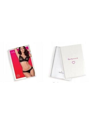 Боді obsessive elisetta black s/m 8