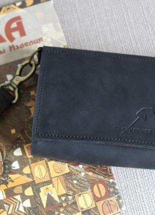 Чоловічий клатч гаманець з натуральної шкіри zac 0172 фото