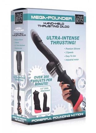 Секс машина mega — pounder hand-held thrusting 7
