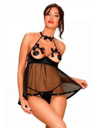 Бебидол obsessive delishya babydoll black s/m