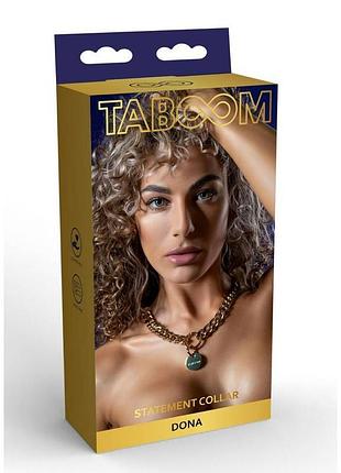 Нашийник із кулоном statement collar taboom 8