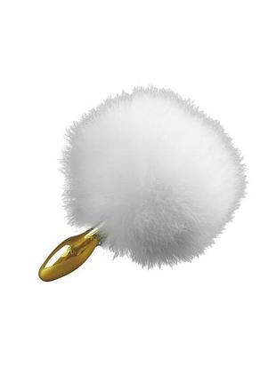 Аналевий корок upko rabbit fur bunny tail small butt plug 4