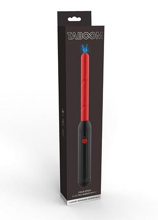 Електростимулятор стик taboom prick stick electro shock wand ч... 4