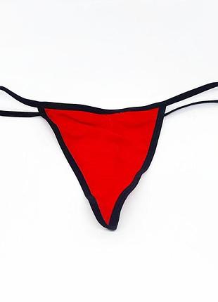 Пеньюар rene rofe 2pc a-list chemise & g-string set red, s/m 5