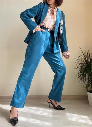 Костюм брючный классический shein брюки пиджак брюки5 фото