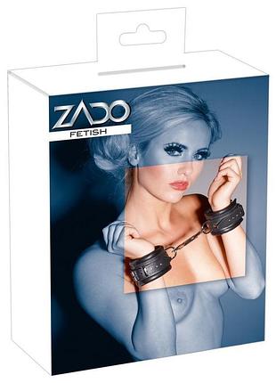 Наручники zado кожа, черные 2