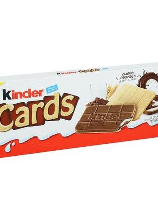 Печенье kinder cards 128 грамм