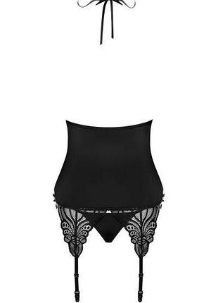 Корсет obsessive 828-cor-1 corset & thong s/m 2