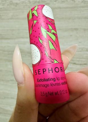 Скраб для губ sephora «dragon fruit» италия