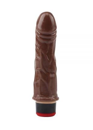 Вібромасажер 7” vibe cock, brown 2