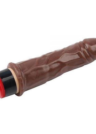 Вібромасажер 7” vibe cock, brown 4