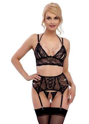 Комплект білизни bra suspender set m