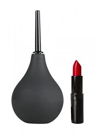 Анальний душ easytoys black anal douche medium 3