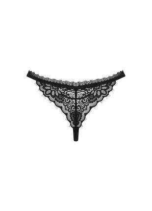 Трусики obsessive maderris thong m/l 4