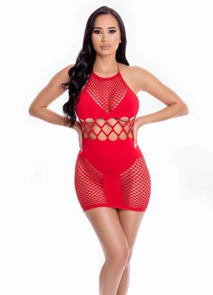 Плаття з відкритою спиною girl gone bad dress red, os