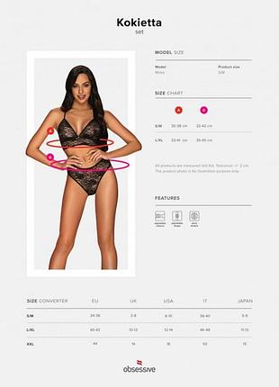 Комплект obsessivekokietta l/xl 7