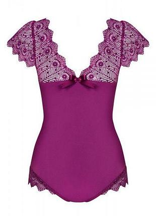 Боди obsessive moketta teddy purple s/m 2