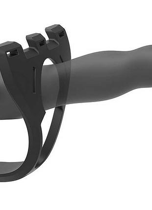 Страпон із вібрацією body extensions strap-on — be 2