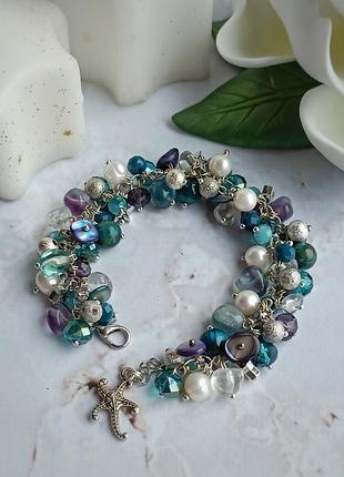 Браслет "бризки морських хвиль"