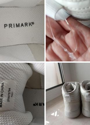 Нові  стильні  хайтопи високі кросівки бренду primark uk 3 eur 3610 фото