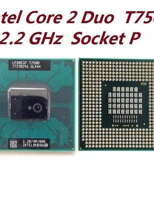 Процесор для ноутбука intel core 2 duo t7500 2.2 ghz/4m/35w so...
