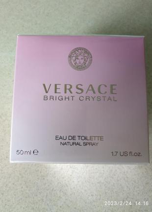Парфуми versace bright crystal (туалетна вода 50мл) оригінал!2 фото