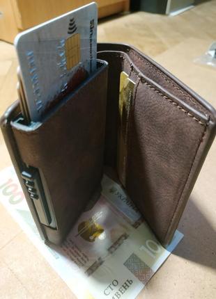 Гаманець портмоне картхолдер з rfid захистом (card holder) гамане7 фото