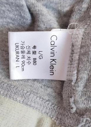 Базовый спортивный топ коттоновый бюст calvin klein m l 75b 75c 75d 80a 80b5 фото