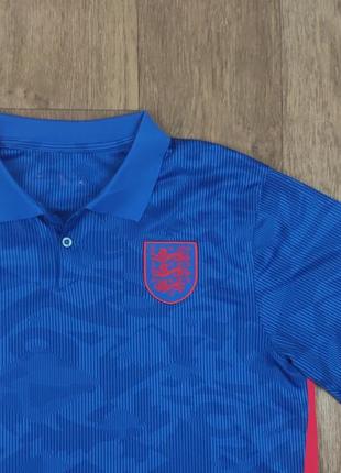 Футболка nike england engineering синя спортивна чоловіча поло рубашка сорочка1 фото