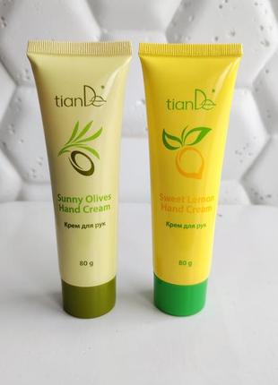 Крем для рук с лимоном оливками тиан де тианде tian de