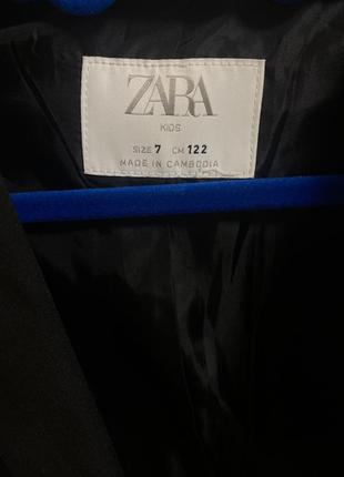 Стильный пиджак на мальчика zara рост 122 см4 фото